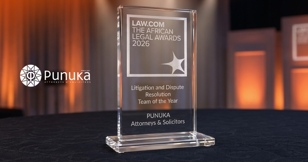 Release Litigation and Dispute Resolution Team of the Year at The African Legal Awards 2026. (Facebook Post)